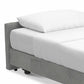 Bentley Mauro Upright Boxspring Hotel Bed - Single Grey