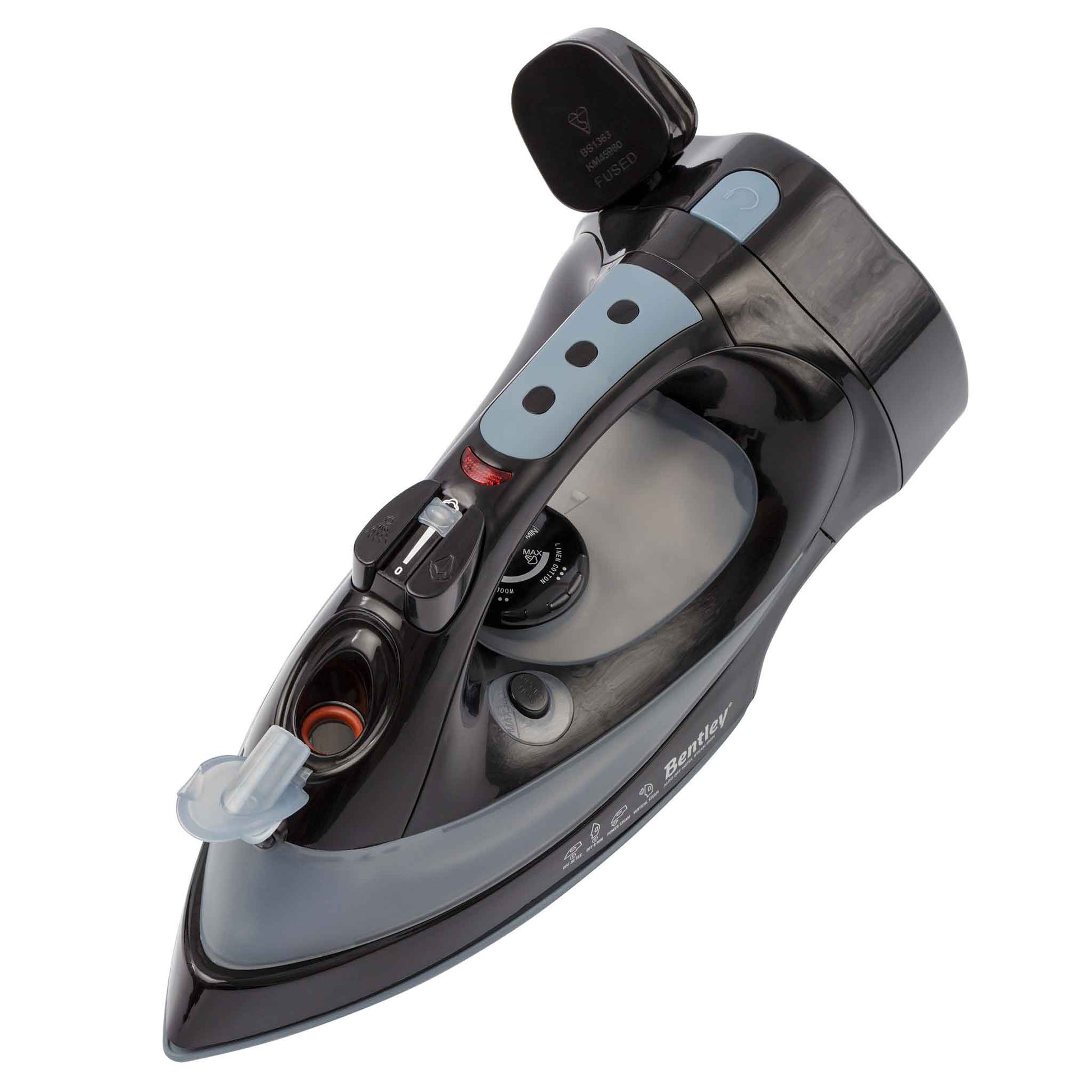 Top view of Bentley steam iron