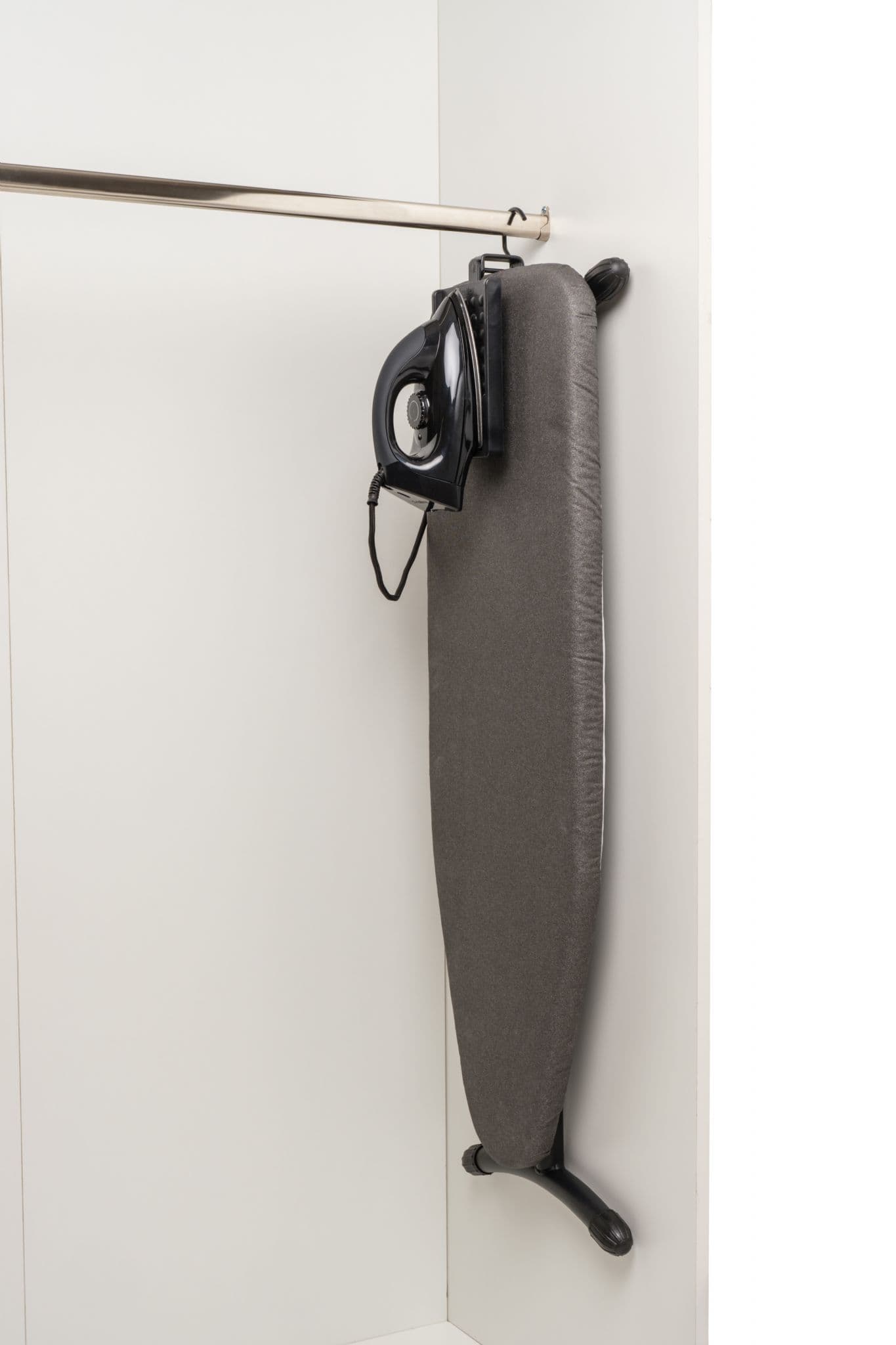 Bentley swirl compact ironing centre in hotel wardrobe