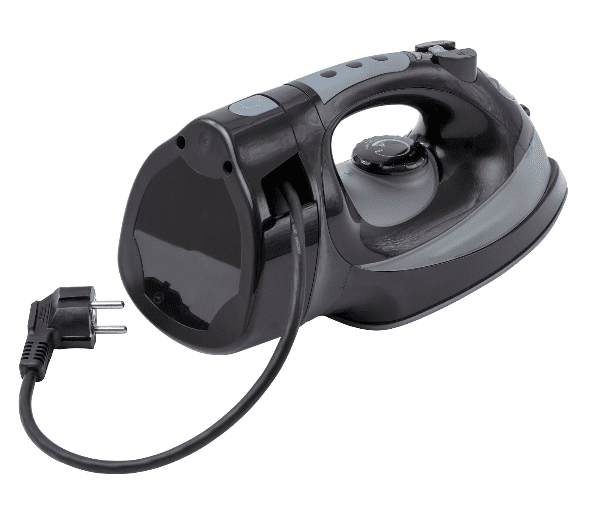 Retractable cord steam iron