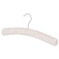 Bentley Wellington natural cotton hotel hanger with padded curved design and chrome hook