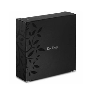 Black box ear plugs, hotel guest amenities