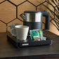 Corby Canterbury Compact Welcome Tray, Black Wood