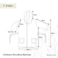 Children's Microfibre Bathrobe - White