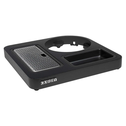 Corby Aintree compact welcome tray in black