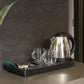 Corby Buckingham Standard Welcome Tray with Kettle, Black