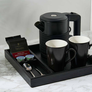 Corby Buxton Compact Butler Tray - Black Bamboo