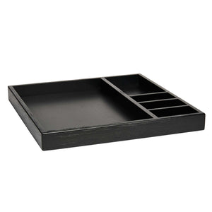 Corby Buxton Compact Butler Tray - Black Bamboo