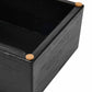Corby Buxton Rectangular Tissue Box Holder – Black Bamboo