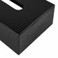Corby Buxton Rectangular Tissue Box Holder – Black Bamboo