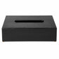 Corby Buxton Rectangular Tissue Box Holder – Black Bamboo