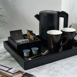 Corby Buxton Standard Butler Tray - Black Bamboo