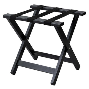 Corby Buxton Bamboo Luggage Rack – Black