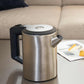 Corby Canterbury stainless steel 1 litre kettle on table