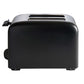 Corby Chelmsford 2 Slice Toaster - Black and Polished Steel