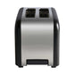 Corby Chelmsford 2 Slice Toaster - Black and Polished Steel