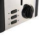 Corby Chelmsford 2 Slice Toaster - Black and Polished Steel