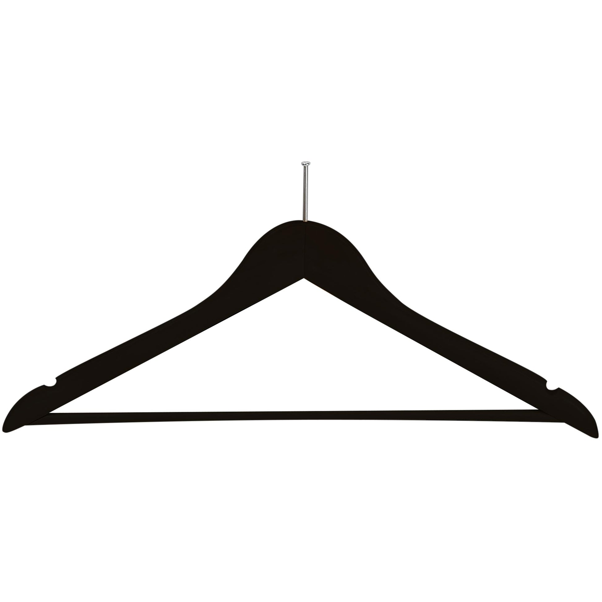 Corby Chelsea guest hanger in black wood with security pin