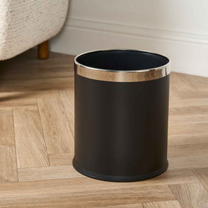 Corby Double Layer Hotel Bin 9L - Black