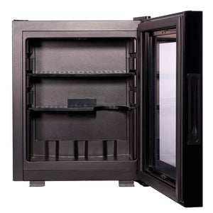 Corby of Windsor Eton-E 10 litre minibar with glass door open