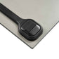 Close-up of non-slip rubber foot on Corby Helmsley digital bathroom scales with tempered glass base