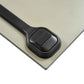 Close-up of anti-slip rubber foot on Corby Helmsley grey digital bathroom scales with tempered glass base