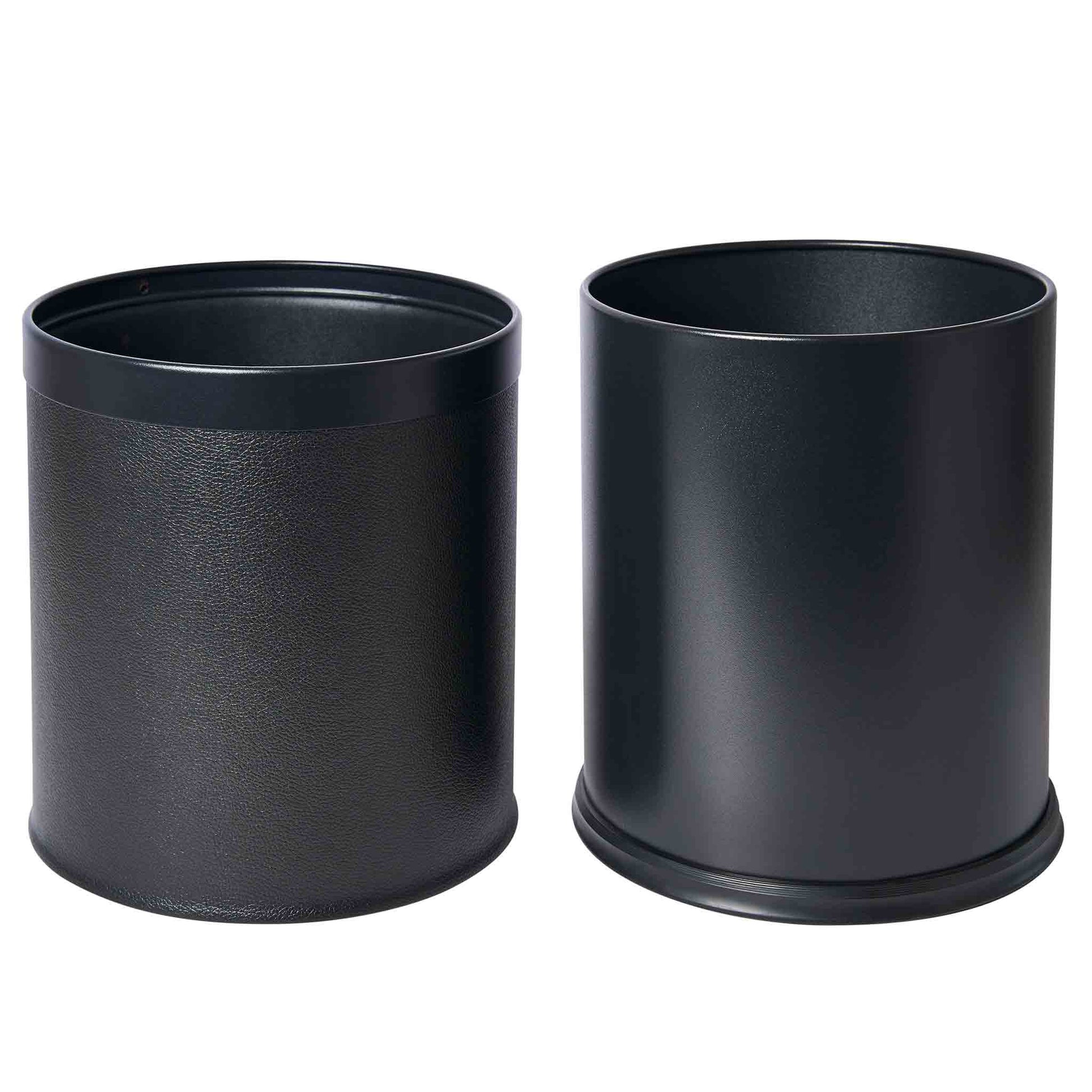 Deconstructed double layer hotel bin showing outer and inner layer