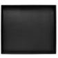 Birds eye view of the square leatherette large tray