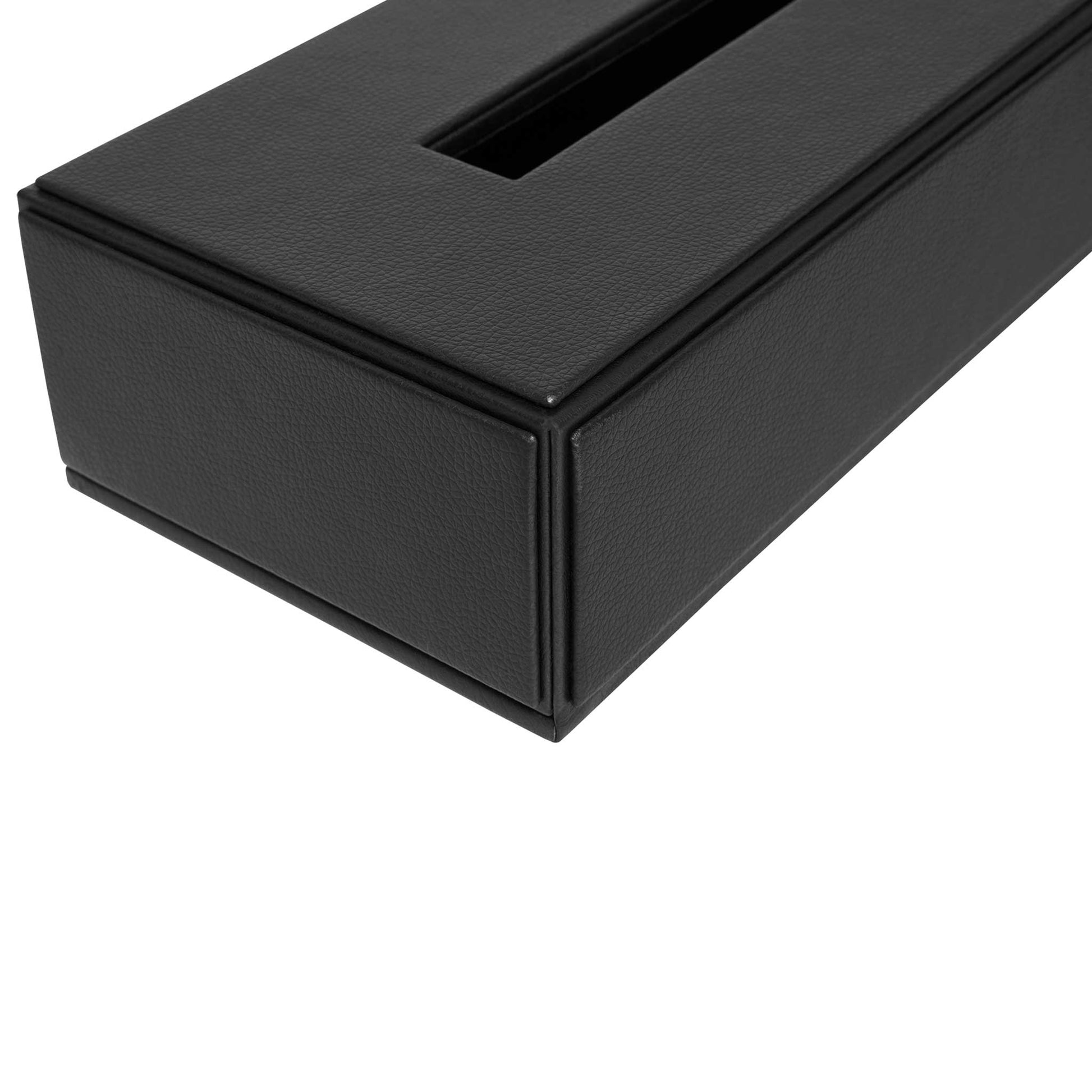 Leatherette tissue box cover for hotels