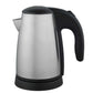 Corby Kensington 0.6 litre brushed stainless steel kettle with black handle – ideal for hotel rooms and guest hospitality trays