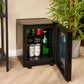 Corby Eton Glass Door Minibar 20L - Black Interior