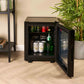 Corby Eton Glass Door Minibar 20L - Black Interior