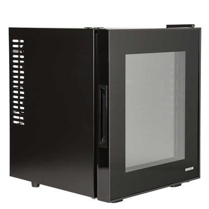 Corby Eton Glass Door Minibar 20L - Black Interior