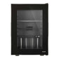 Corby Eton Glass Door Minibar 40L - Black Interior