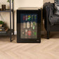 Corby Eton Glass Door Minibar 40L - Black Interior