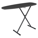 Corby Oxford standard ironing board with dark grey cover and black folding legs, ideal for hotel guest rooms