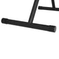 Close-up of Corby Oxford ironing board leg frame with black anti-slip feet for hotel room stability