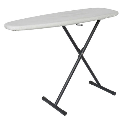 Corby Oxford standard ironing board with light grey cover and black folding frame, ideal for hotel guest rooms