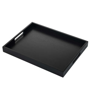 Richmond wooden butler tray in black, Corby of Windsor