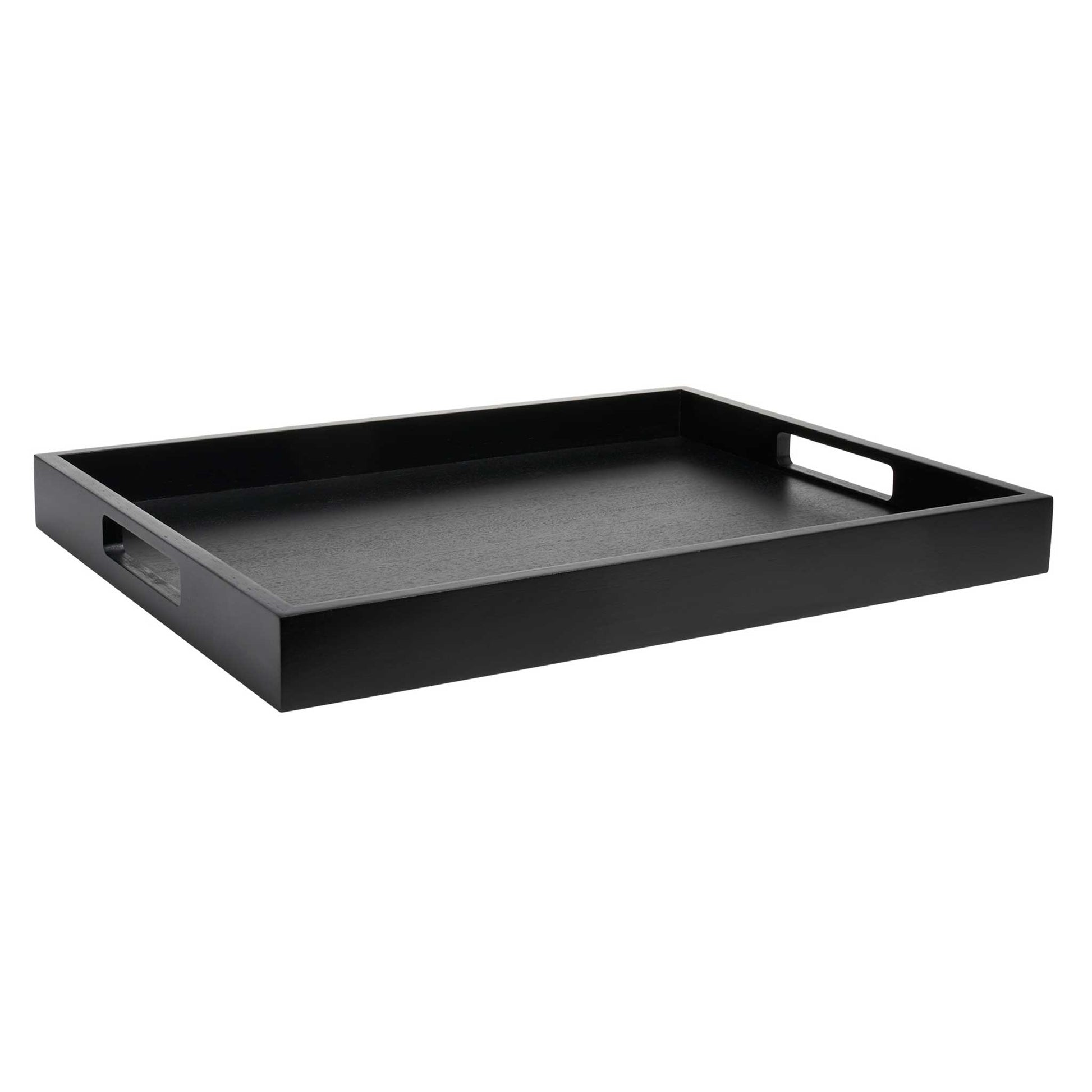 Richmond wooden butler tray in black, Corby of Windsor