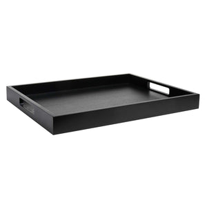 Richmond wooden butler tray in black, Corby of Windsor