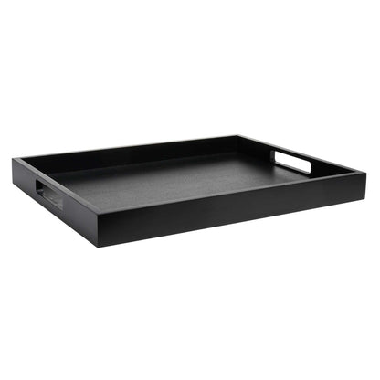 Richmond wooden butler tray in black, Corby of Windsor