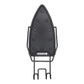 Front view of Corby Sherwood wall-mounted iron and ironing board holder with heat-resistant panel for 2000W hotel steam irons