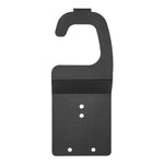 Corby Sherwood ironing board hanger in black metal finish, designed for wardrobe mounting in hotel rooms