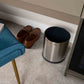 Corby Thornton Double Layer Steel Bin 9L - Brushed Steel