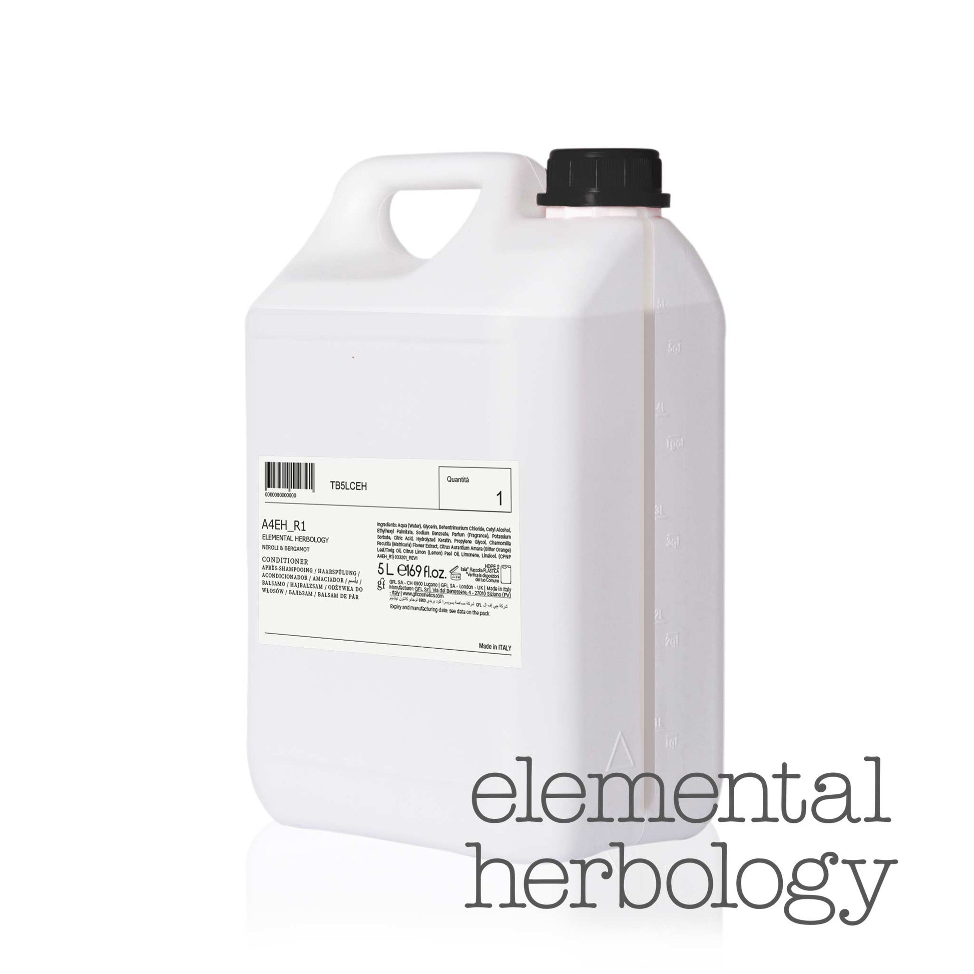 5 Litre refill for Elemental Herbology hair conditioner