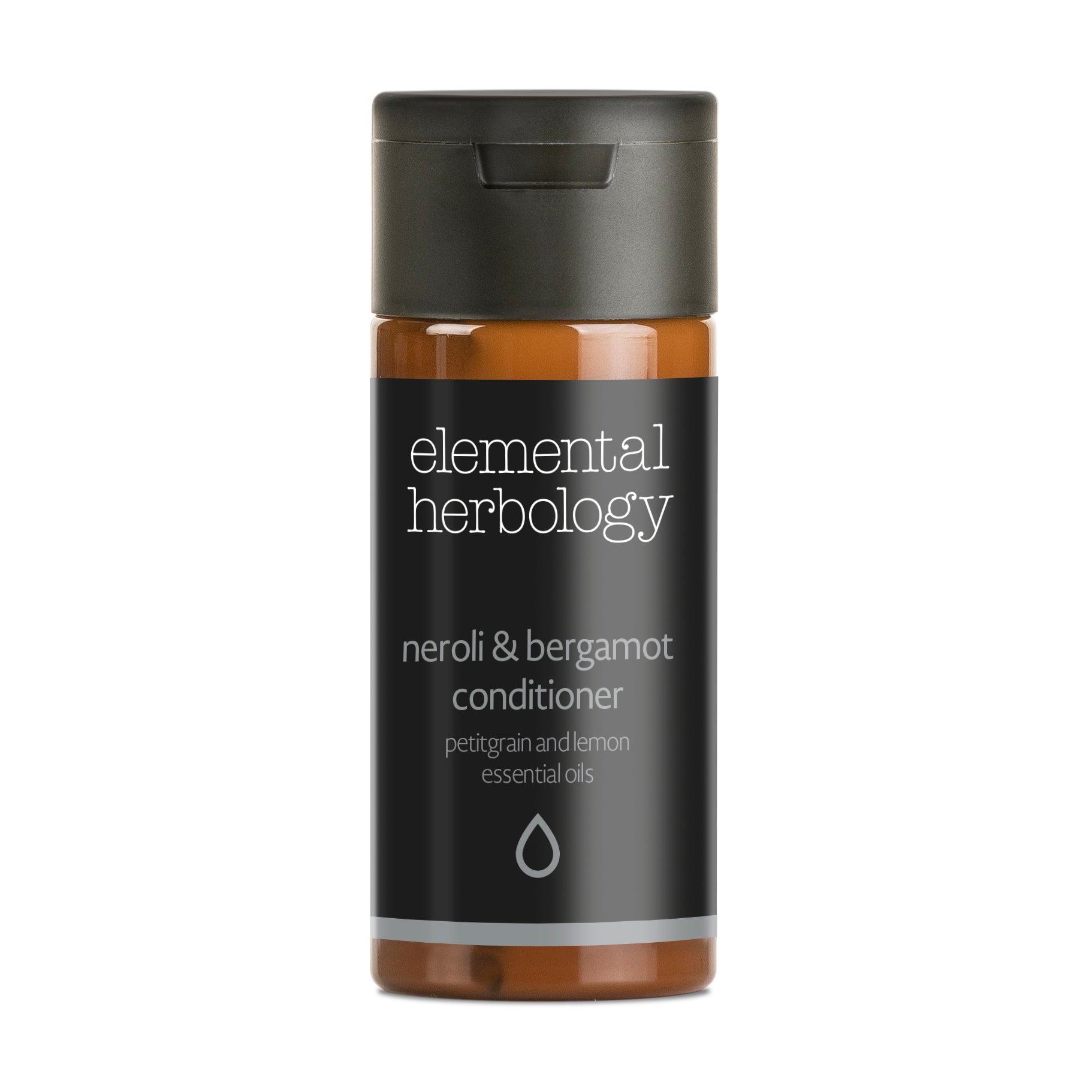 Elemental Herbology neroli and bergamot conditioner in miniature 40ml bottle