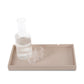 Bentley Etna natural leather hotel welcome tray with glassware