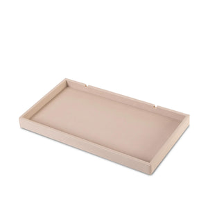 Bentley Etna rectangular hotel welcome tray in natural leather