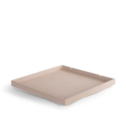 Bentley Fuji square welcome tray in natural leather